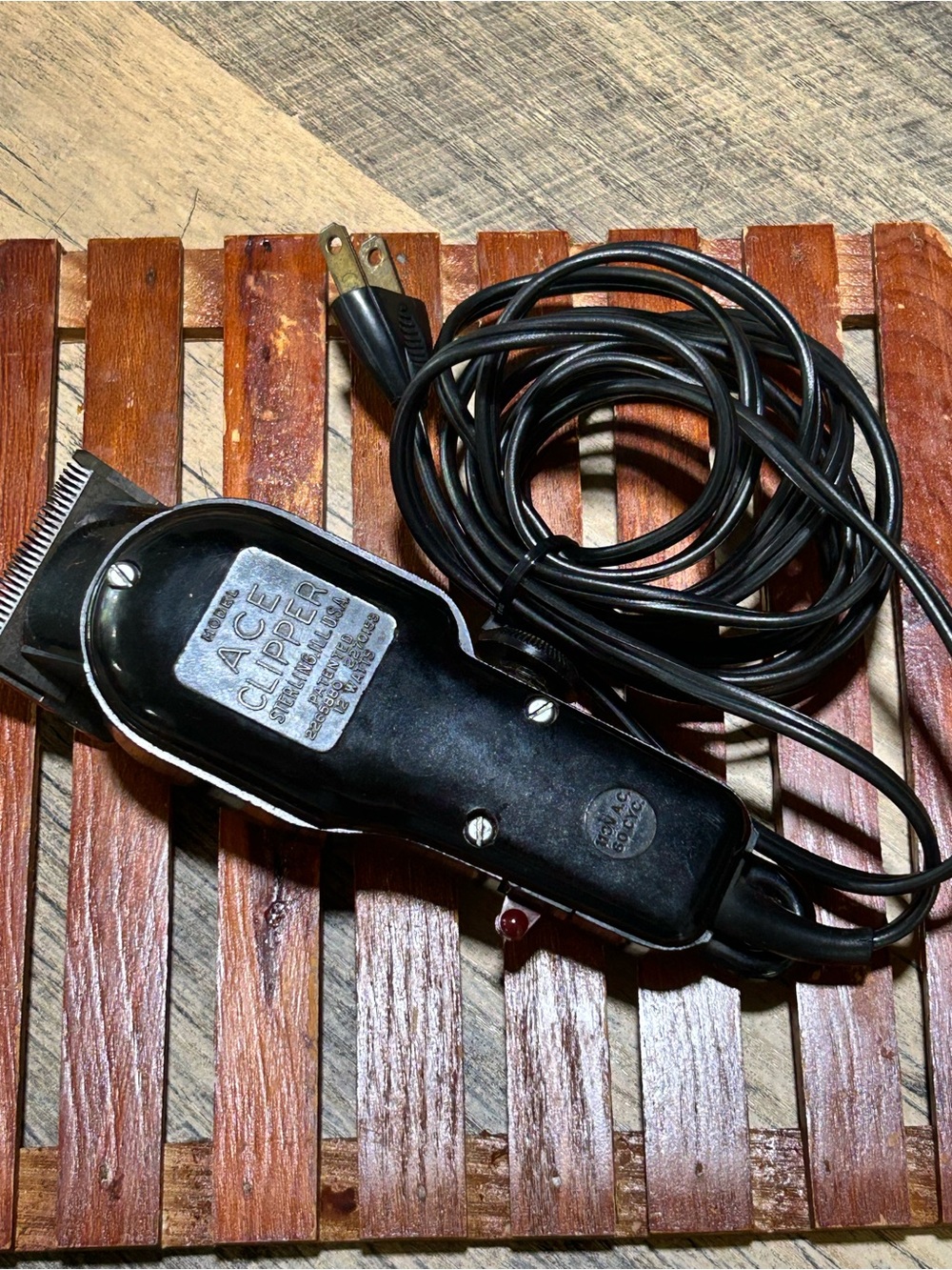 Vintage ACE Wahl Electric Hair Clipper Barber Tool